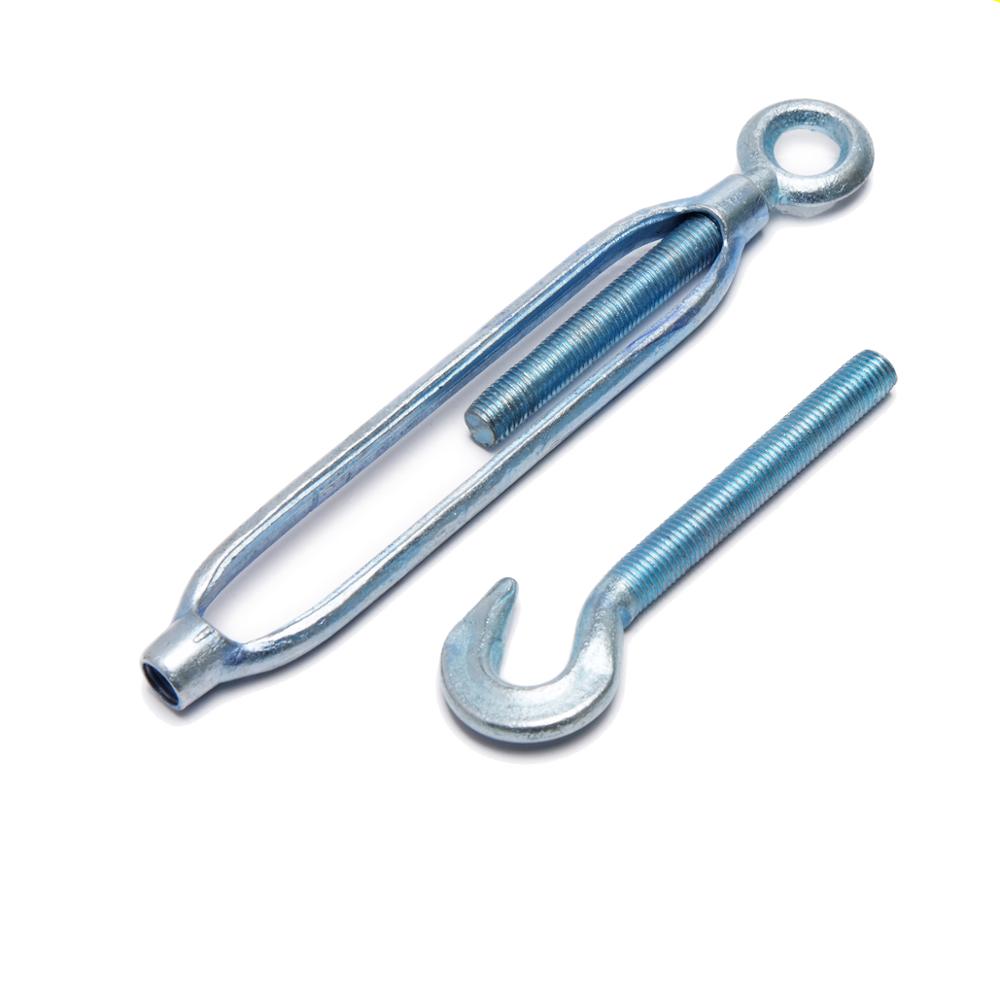 চোখ এবং হুক সঙ্গে তারের দড়ি turnbuckle