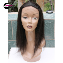 Top quality no tangle best price bald head wig with hair