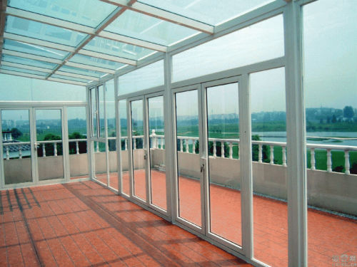 aluminum balcony ,aluminium profile for balcony