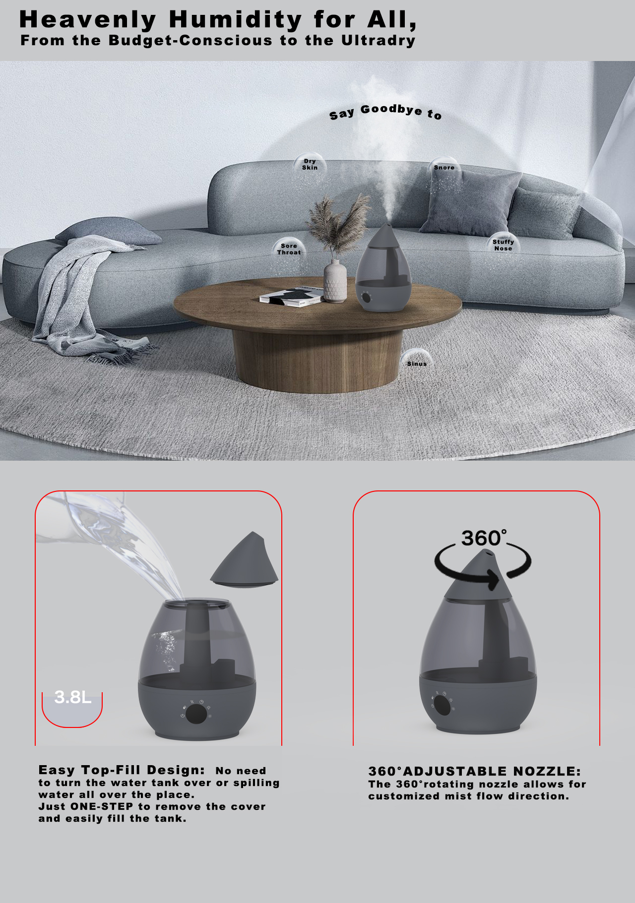 HTJ-2296 humidifier air HTJ-2296 humidifier air
