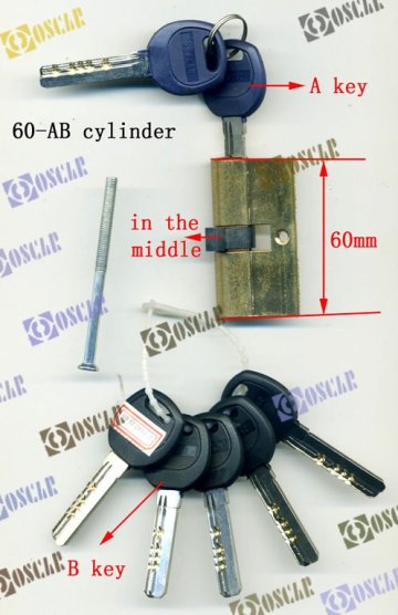 double lock cylinder 60mm