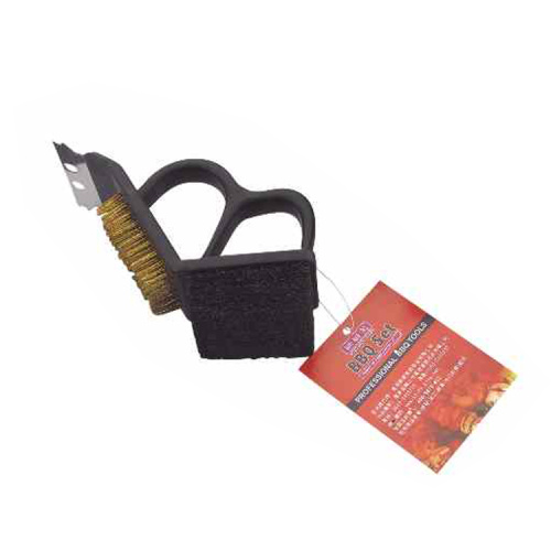 BBQ Brush Angle Masters 3-In-1 Grill Cleaning Brush