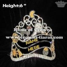 Crystal Spide Pumpkin Halloween Pageant Crowns