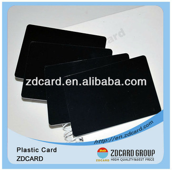 sublimation black pvc card