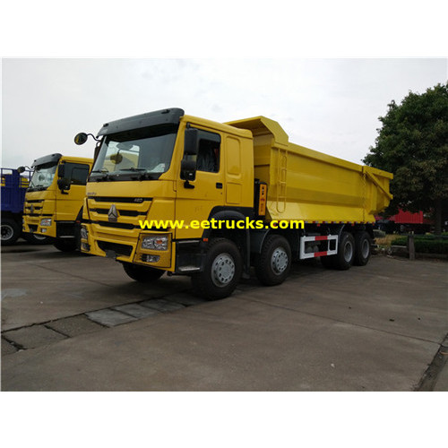 25 Ton 8x4 Sealed Garbage Dump Trucks