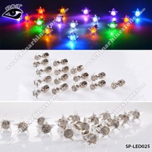 Fashion LED Earring Star Shapes Lights Up Earring Studs