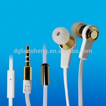 Handsfree earphone 3.5mm jack metal bass mic calling