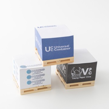 Wooden Pallet Cube Sticky Notes