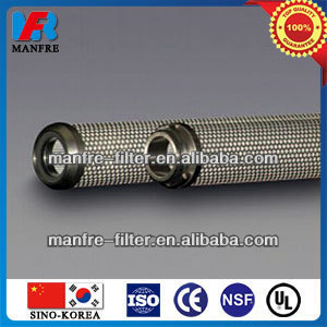 industrial hydraulic oil pleated filter cartridge