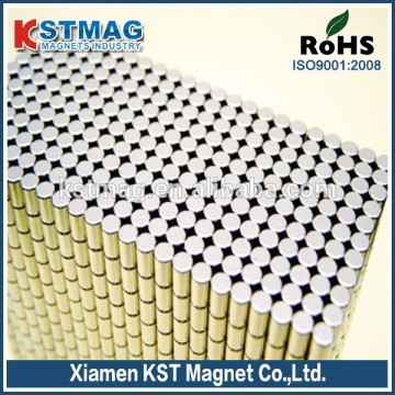 Custom Size N35-N52 cylinder neodymium magnets