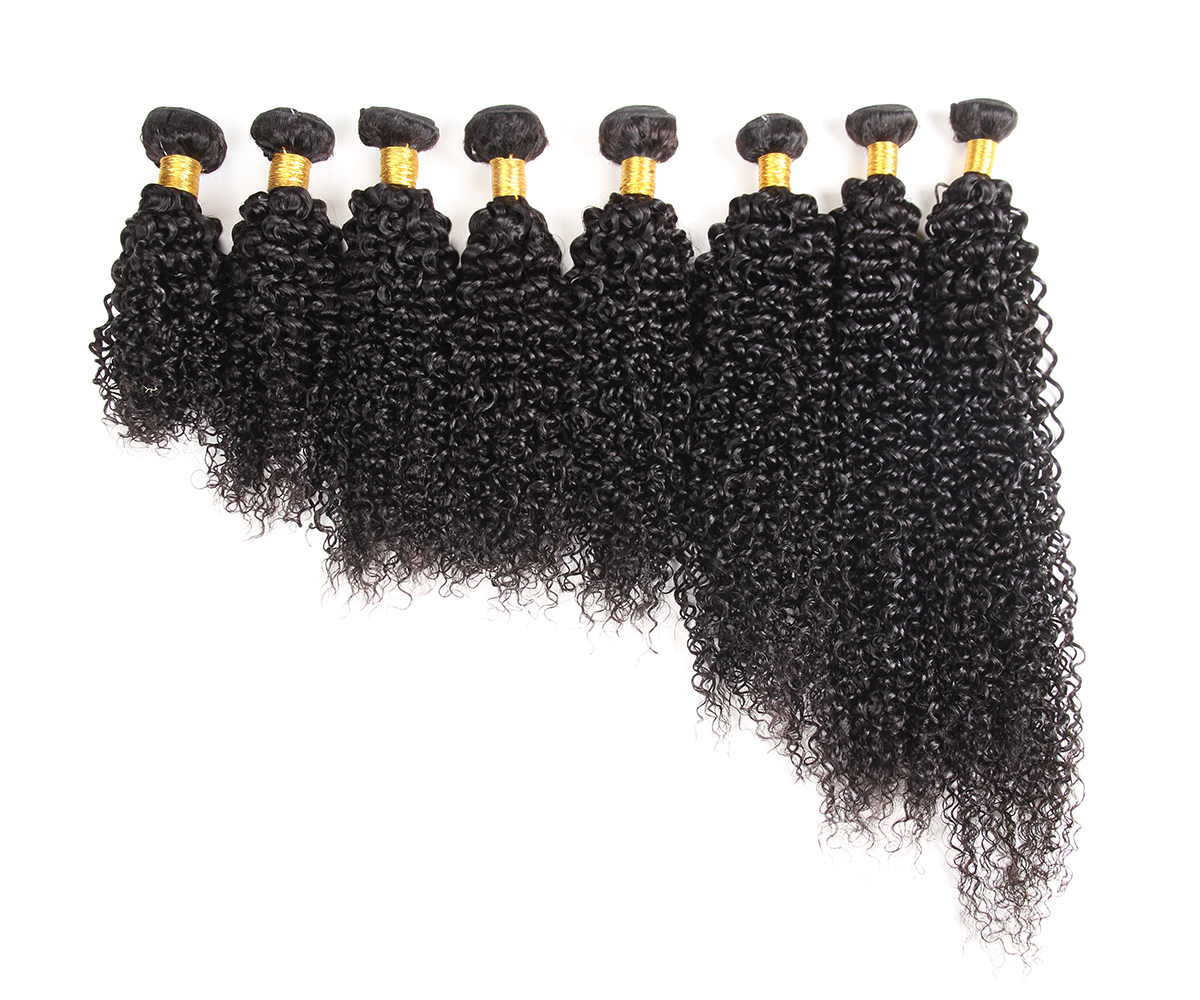 Huashuo Free Shipping Unprocessed Brazilian Kinky Wave Bulk Virgin Hair Extension Weft Soft Kinky Twists Curly Hair
