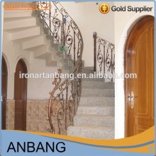 indoor stair railing/iron stair balusters/custom wrought iron railings
