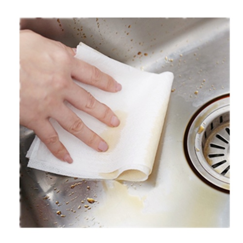 Panno di pulizia dei rotoli di pulizia del tessuto per la cucina