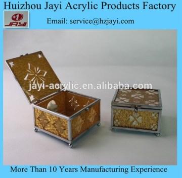 Factory wholesale handmade acrylic chinese jewellery box/jewellery box packaging