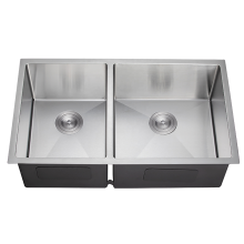 Stainless Steel Undermount Double Bowl Kitchen Sink