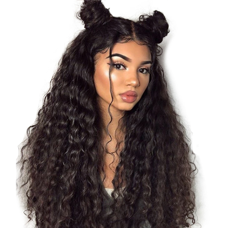 Factory wholesale virgin vendors lace front wig,100% human hair wig, 180% density peruvian lace front wigs natural curly