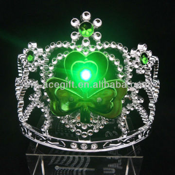 shamrock flashing led tiara