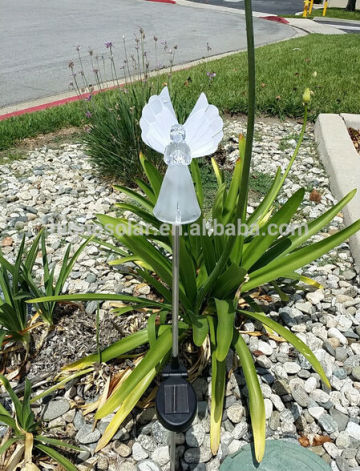 Angel Solar Light with Fiber Optic Wings