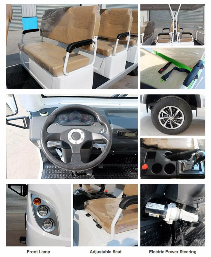 Chinese 14 Seats Enclosed Electric Sightseeing Bus
