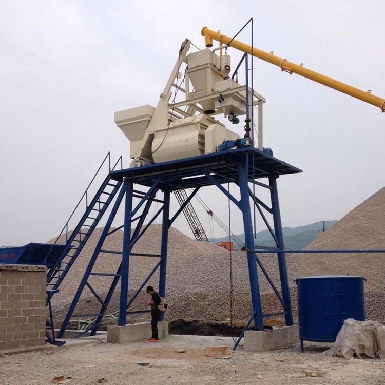 HZS belt conveyor ready mix batching plant specification