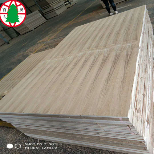 Teak veneer faced plywood for furniture grade