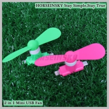 Phone Fan Fan with OEM Logo Mini USB Fan for iPhone and Android T-Type Mini Fan