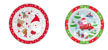 Melamine Christmas plate