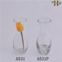 Hand Made Small Glass Vase For Tabletop Decoration