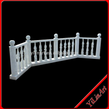 White marble handrail ,Outdoor Stone Railings Handrail, Baluster Carving