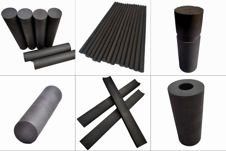 China supplier carbon low porosity graphite rods