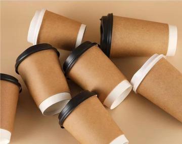 12oz Custom Logo Disposable Paper Cups