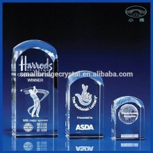 Domed shape laser engraved crystal