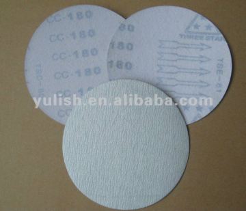 white stearate 5" velcro Sanding pad
