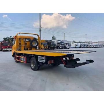 Diesel rescue wrecker flatbed tow truck