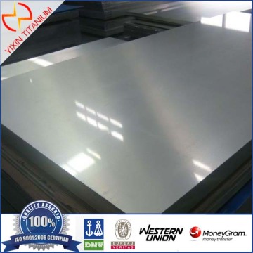 Titanium ASTM B265 Gr1 Plate Mirror Surface