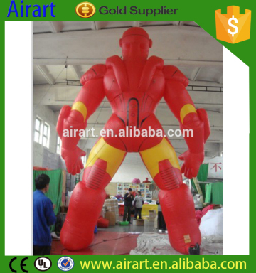 Customized inflatable iron man, outdoor decoration inflatable iron man model