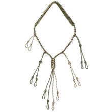 Adjustable Duck and Goose Call Lanyard - 12 Loops Hand Braided Paracord Hunting Gear