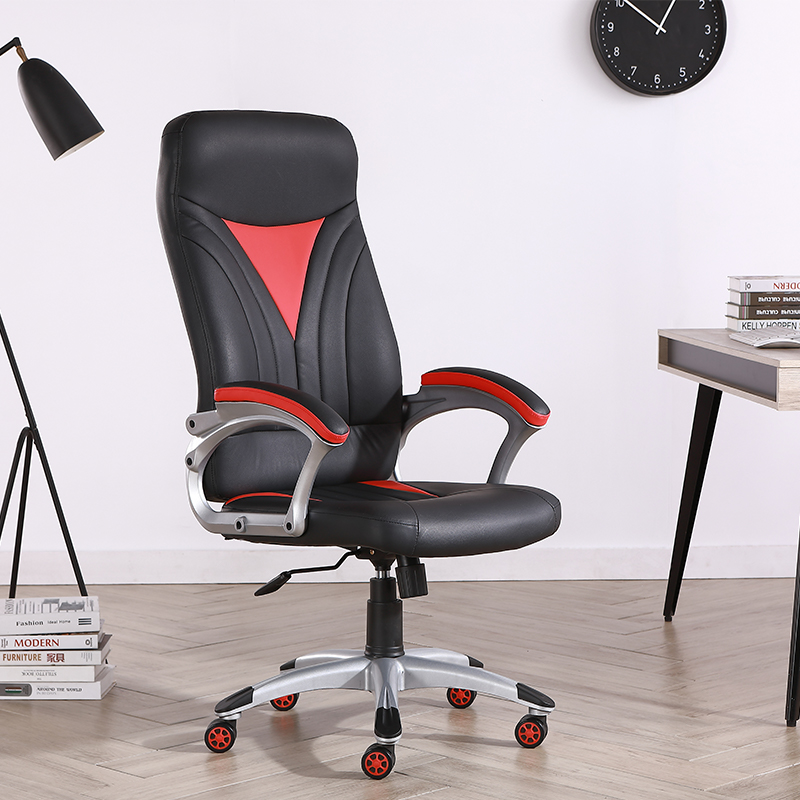 Swivel Gaming Chair Ketinggian Persediaan Ergonomik Pejabat Laras