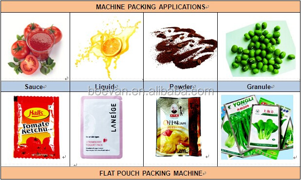 Best quality cheapest demurer 4 side seal sachet packing machine for salt water spice powder