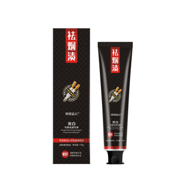 Tooth stain whitening toothpaste