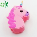 Kızlar için özel Silikon Unicorn Coin Purse Toptan