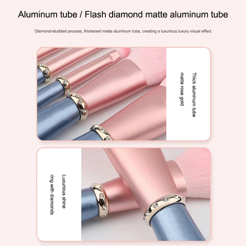 5pcs diamond makeup brushes 