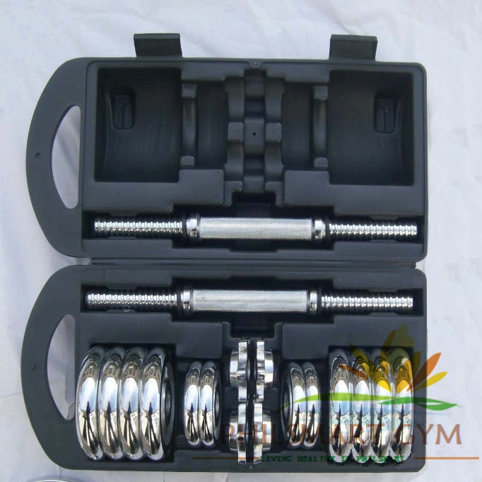 2014 Hotsell High Quality Black Dumbbell Set with Carrying Case