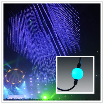 Christmas 50mm LED 3D RGB Pixel Ball Curtain
