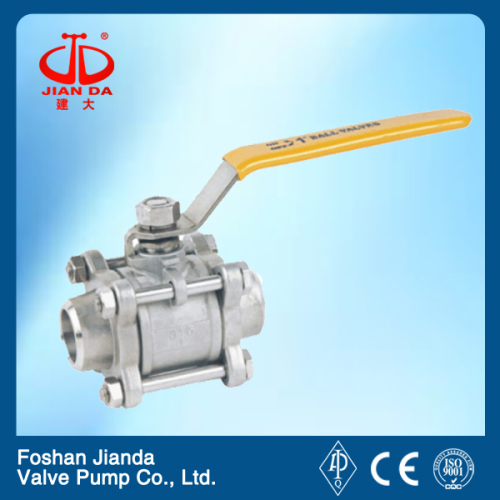 PN10 2-pc casting flanged ball valve with low price