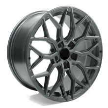 Staggered Black whee rim