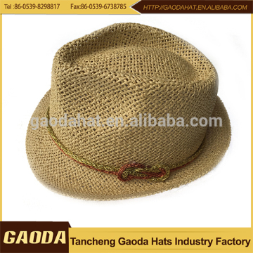 popular design Paper Fedora Hat/summer hat/dress hat