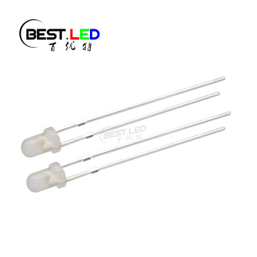 Super Bright Diffused White LED 3mm Diode 6000-7000K
