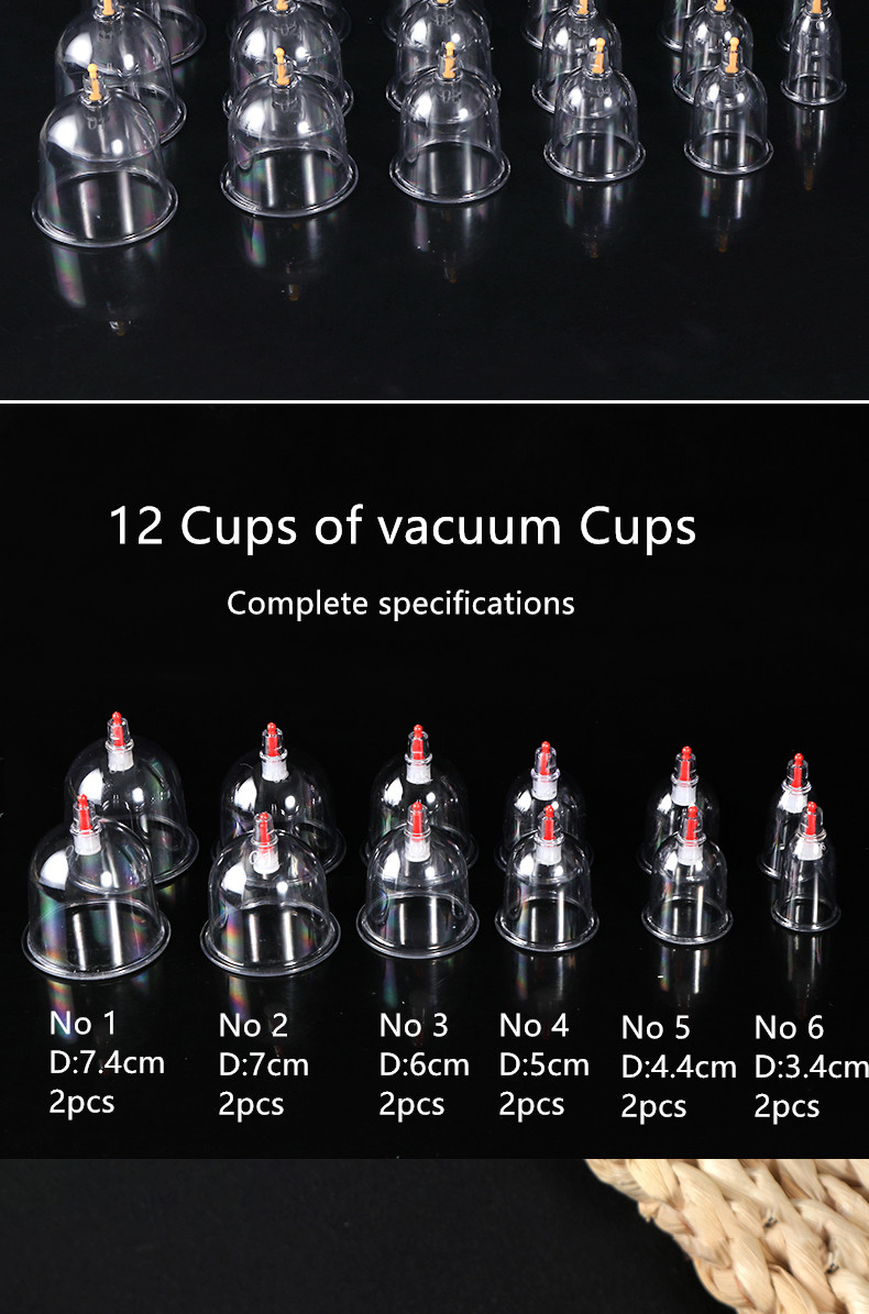 Disposable vacuum therapy cupping hijama big cups