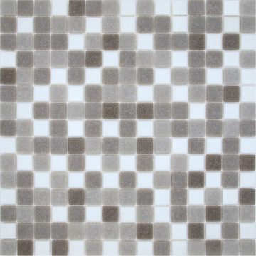 Mosaic Dot Glass Mesh Mounted Waterproof Pool Tile